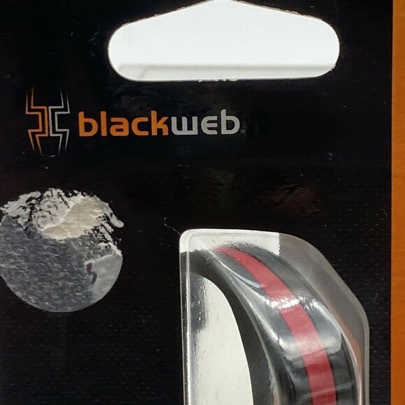 Blackweb‎ Replacement Band for Fitbit Flex 2 - Black, Red Stripe - New - Picture 2 of 9